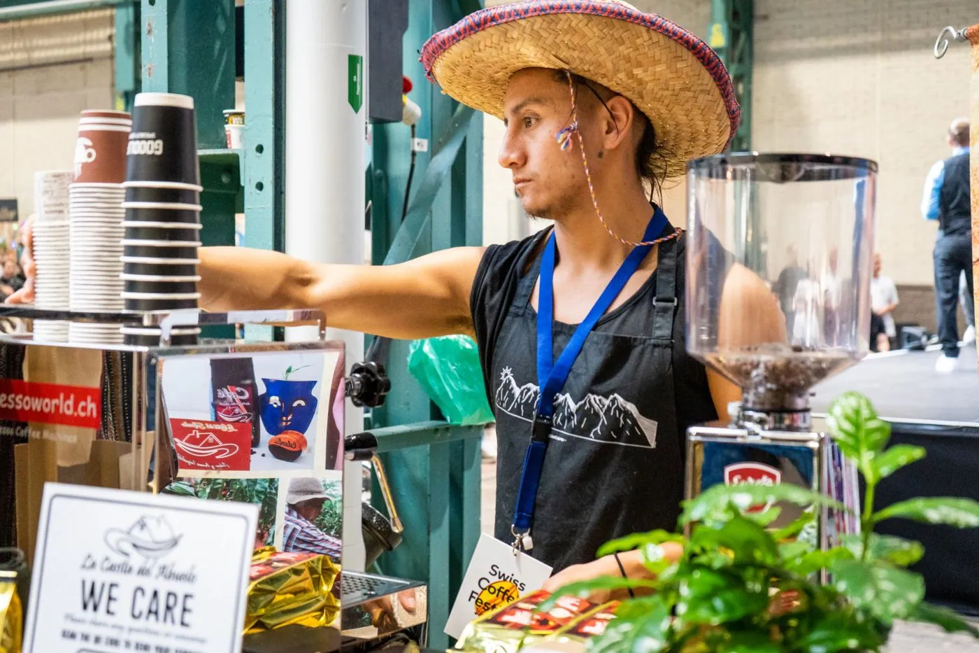 Barista am Swiss Coffee Festival